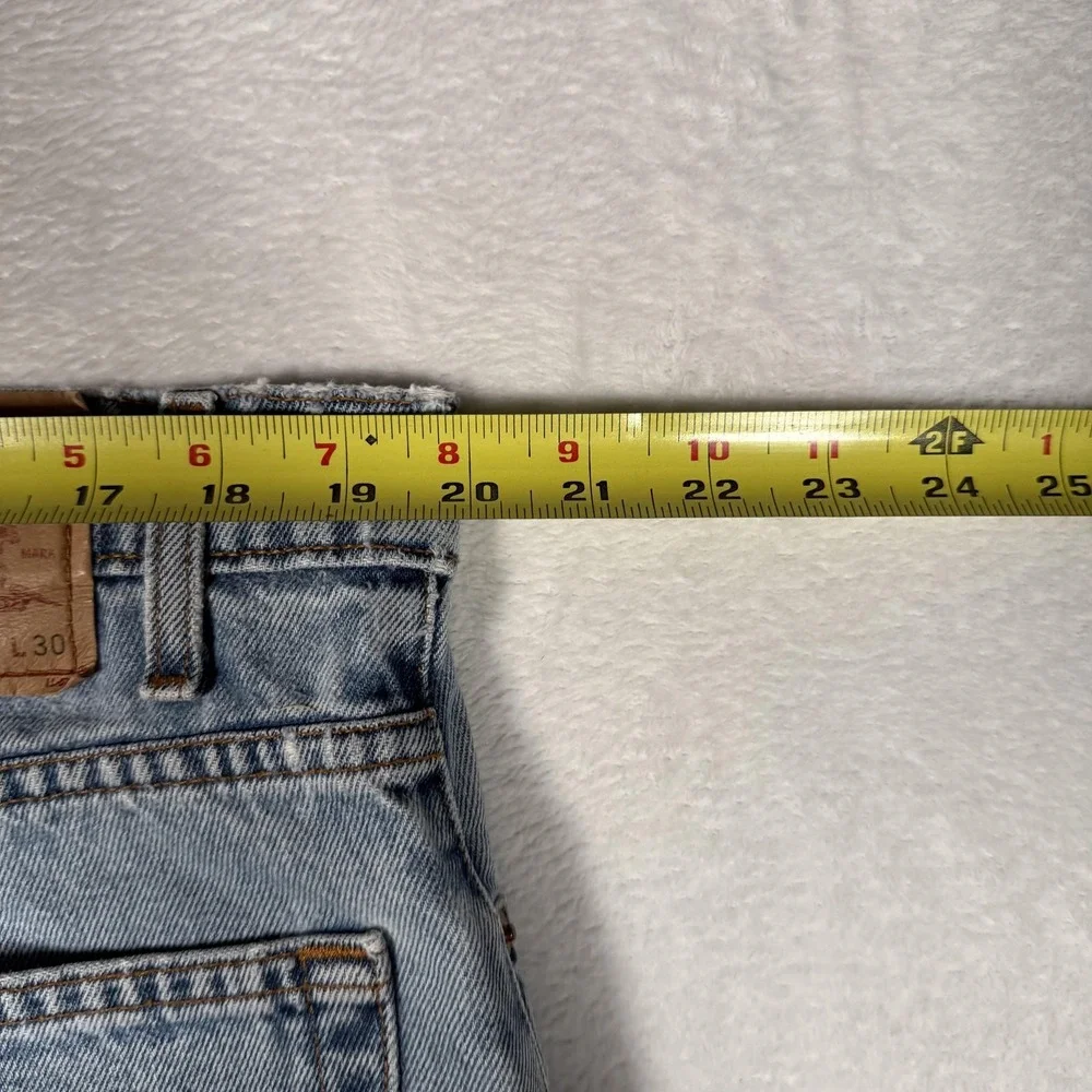 Levis 505 Jeans Mens 40x30 Blue Regular Fit Medium Wash Denim Vintage‎ 98 USA